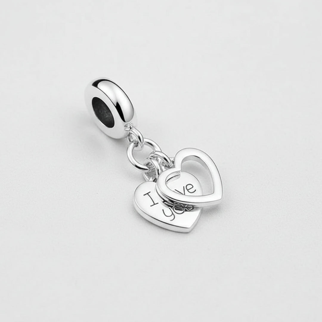 Charm Cœur Je t’aime – Maison Perle