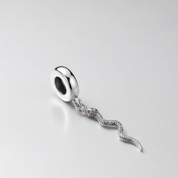 Charm Serpent en argent - Maison Perle