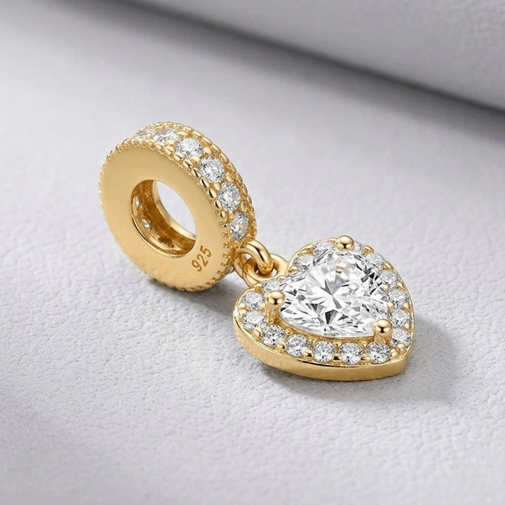 Charm Cœur Bicolore – Maison Perle