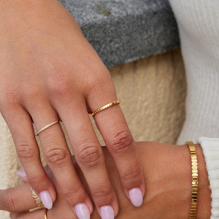 Bague dorée Vera