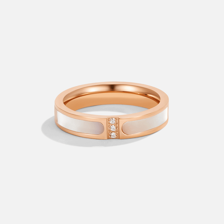 Bague Alona nacre mate perle