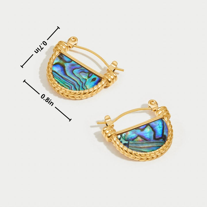 Collier z tyrkysovej mušle Amalfi