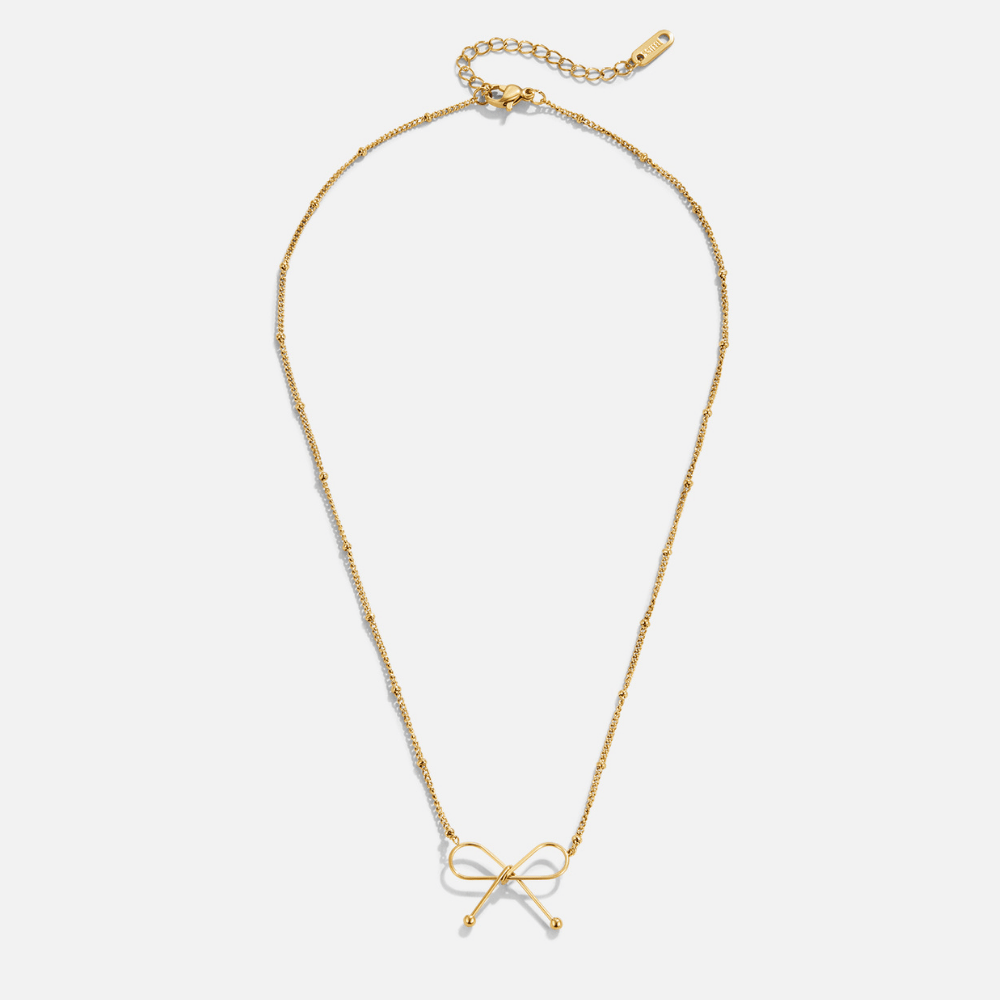 Collier nœud doré Anika