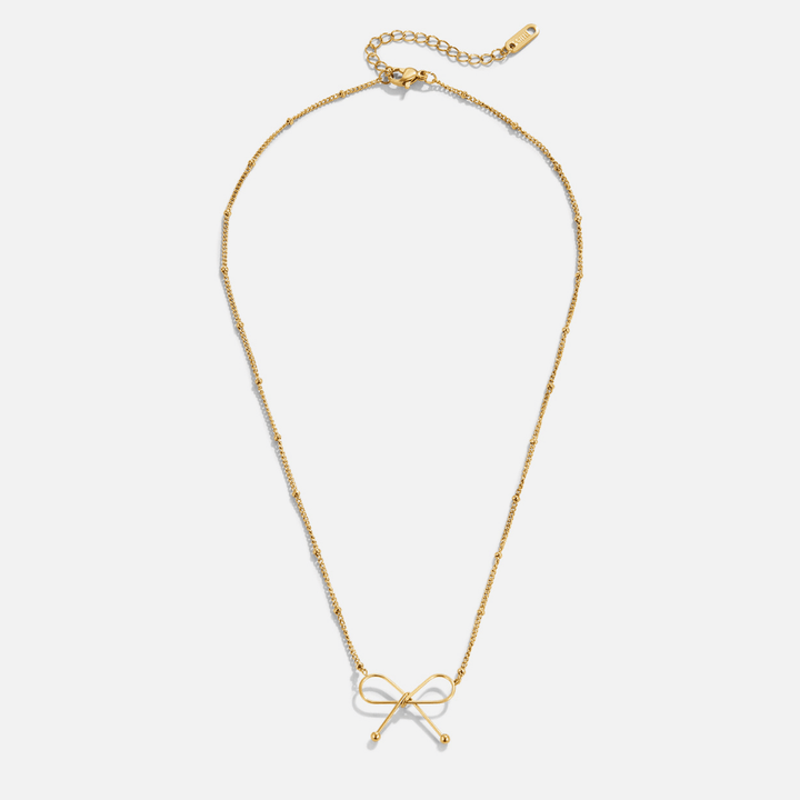 Collier nœud doré Anika