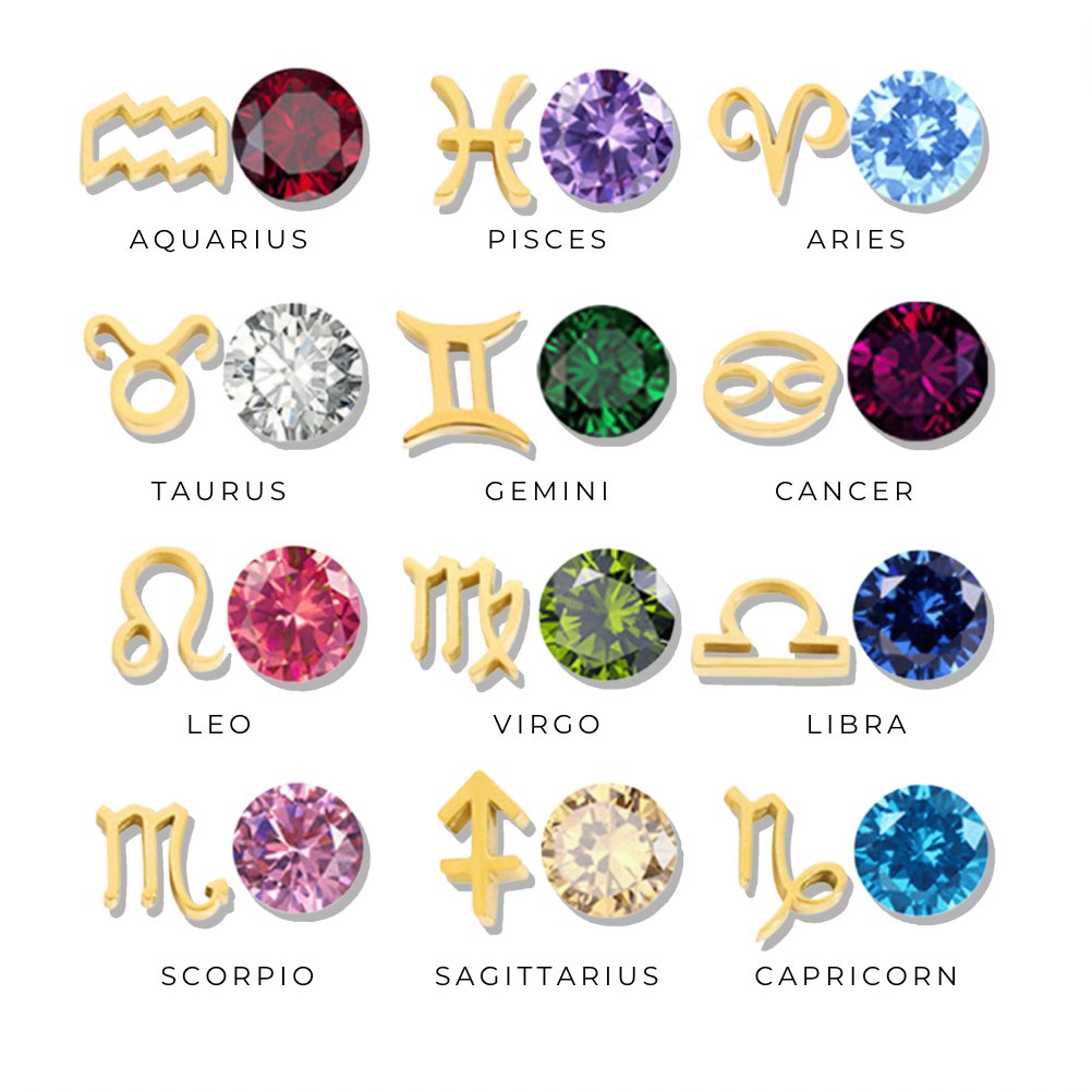 Astria zodiakálny collier s ružovým pierreom