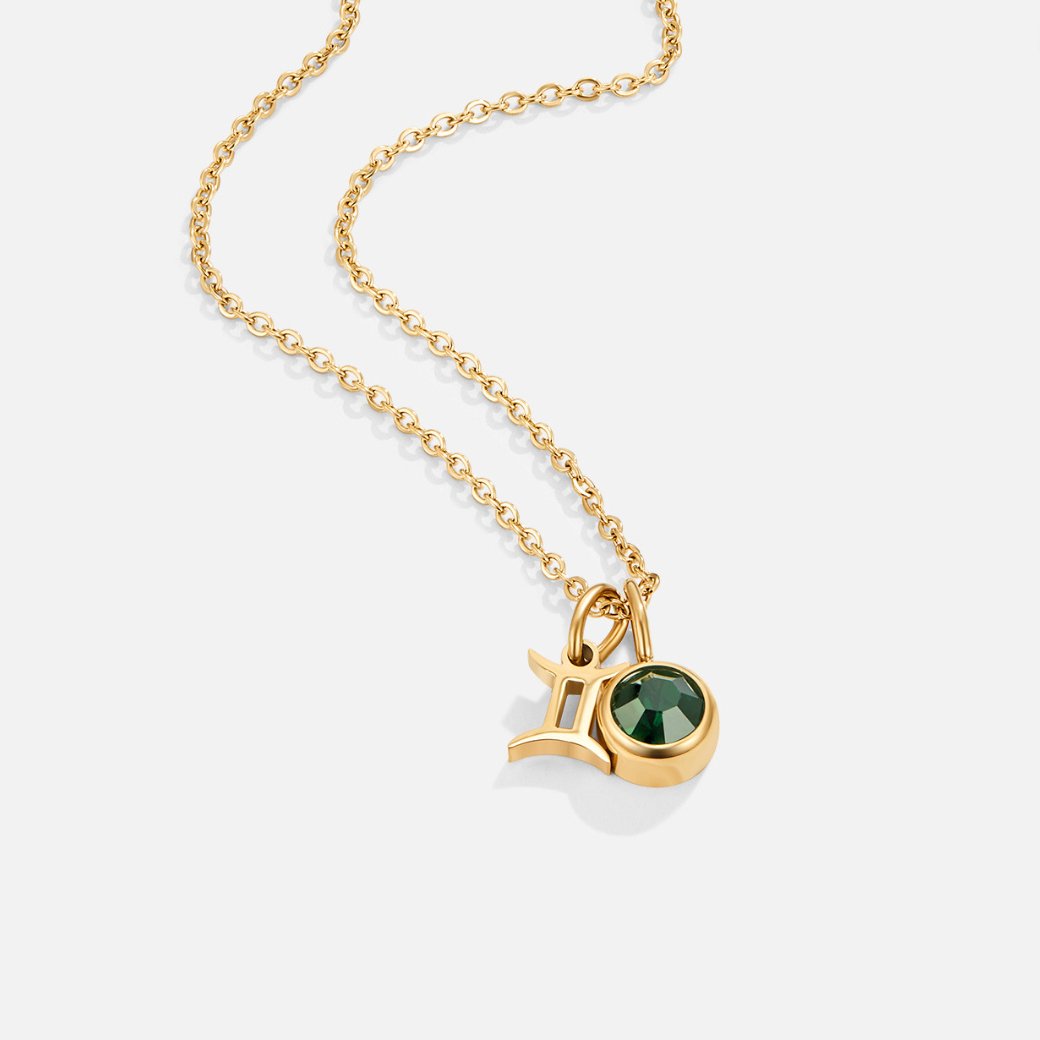 Astria zodiakálny collier s ružovým pierreom