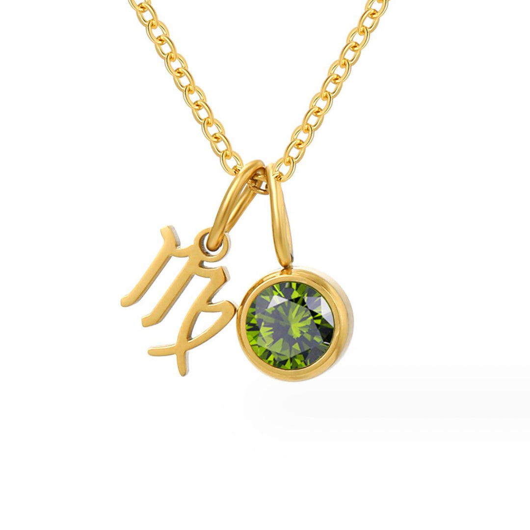 Astria zodiakálny collier s ružovým pierreom