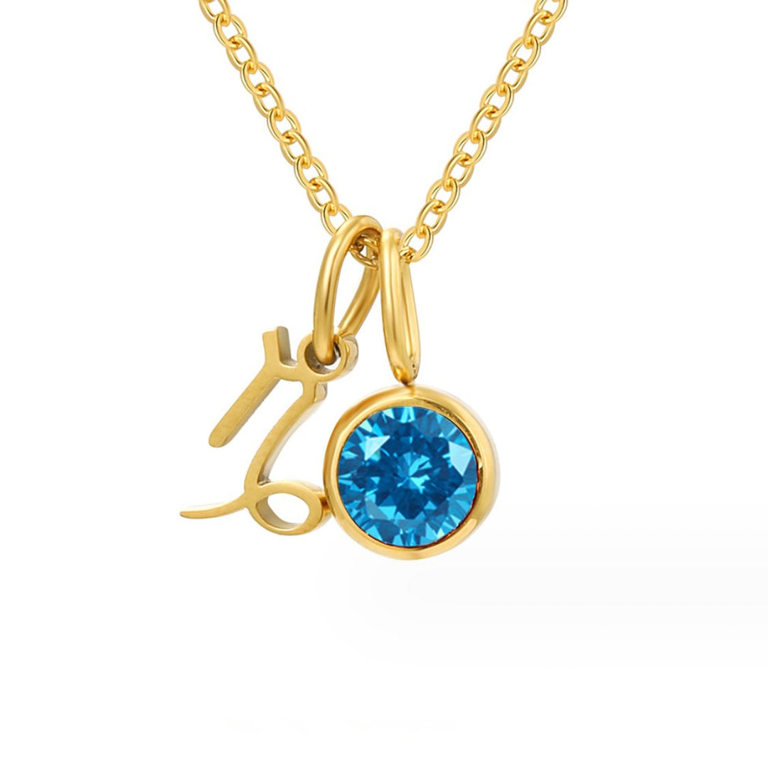 Astria zodiakálny collier s ružovým pierreom