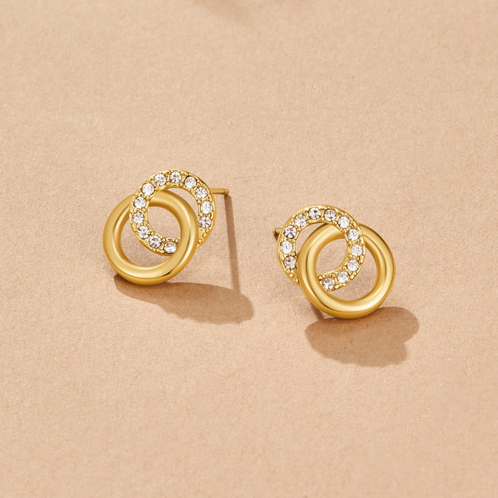 Boucles d’oreilles entrelacées Aurea