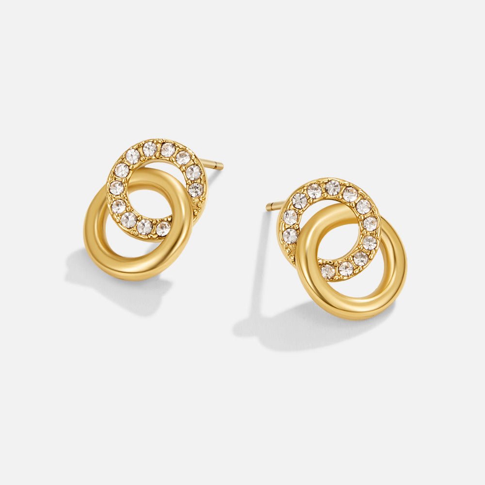 Boucles d’oreilles entrelacées Aurea