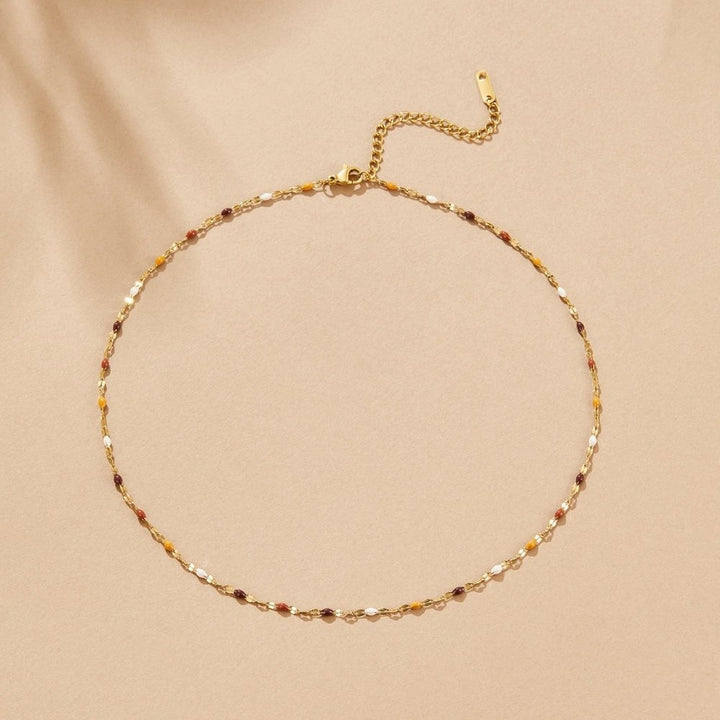 Collier Aurora z en pierre perles