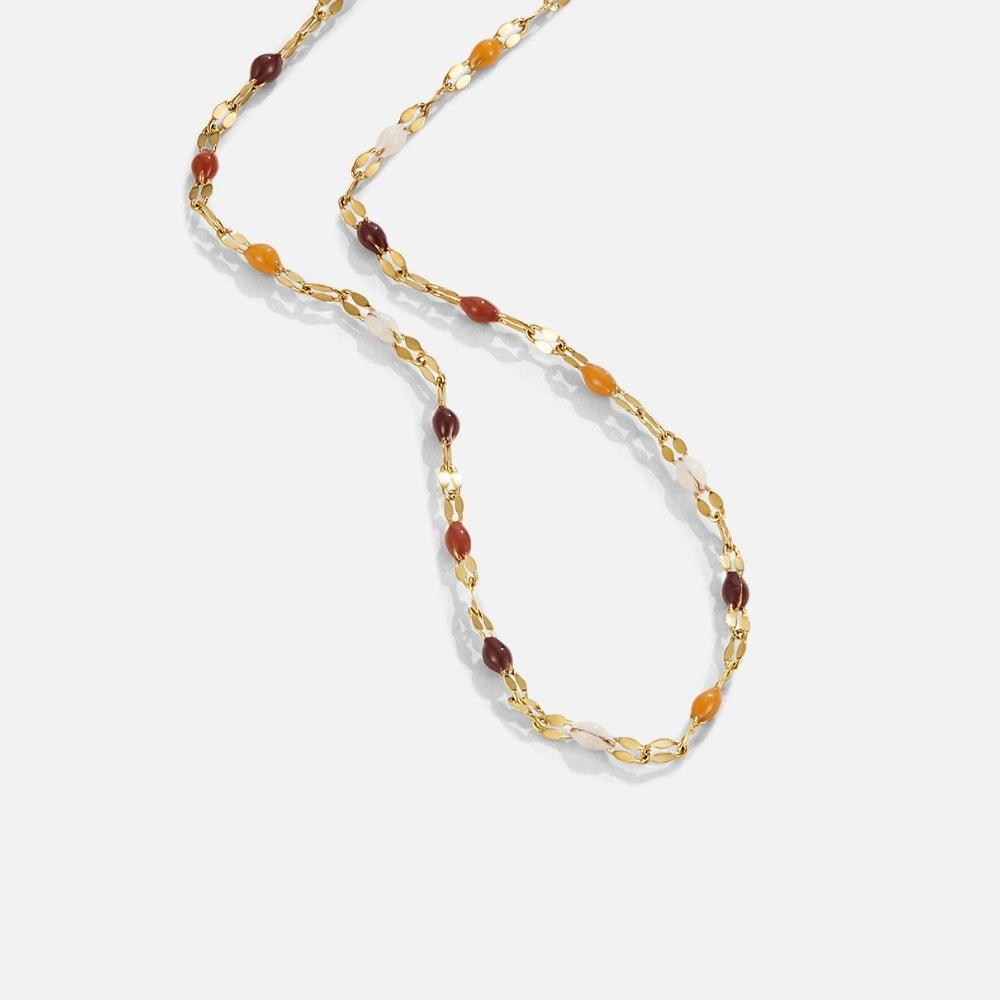 Collier Aurora z en pierre perles