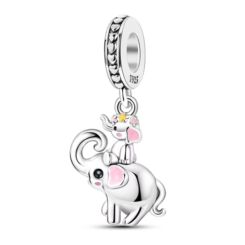 Charm Éléphant - Maison Perle