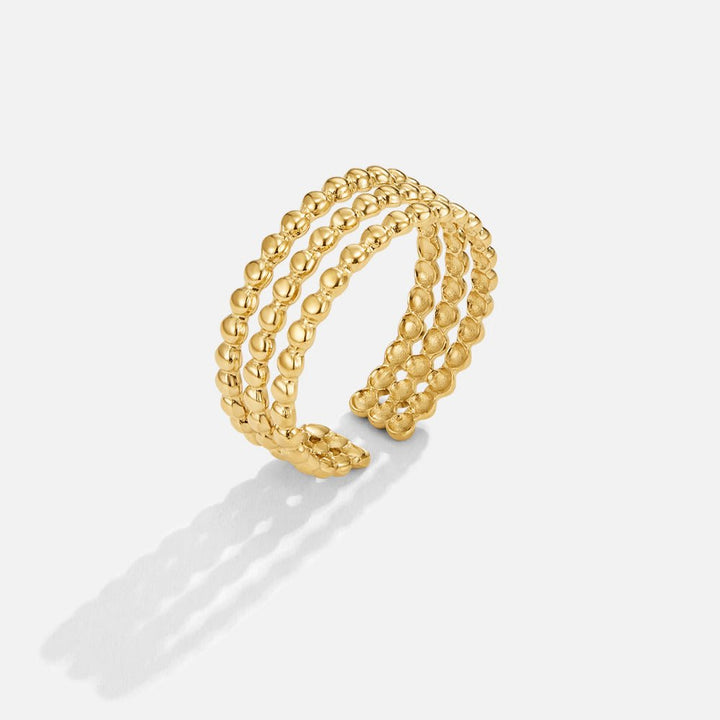 Collier perles Ohio dorée