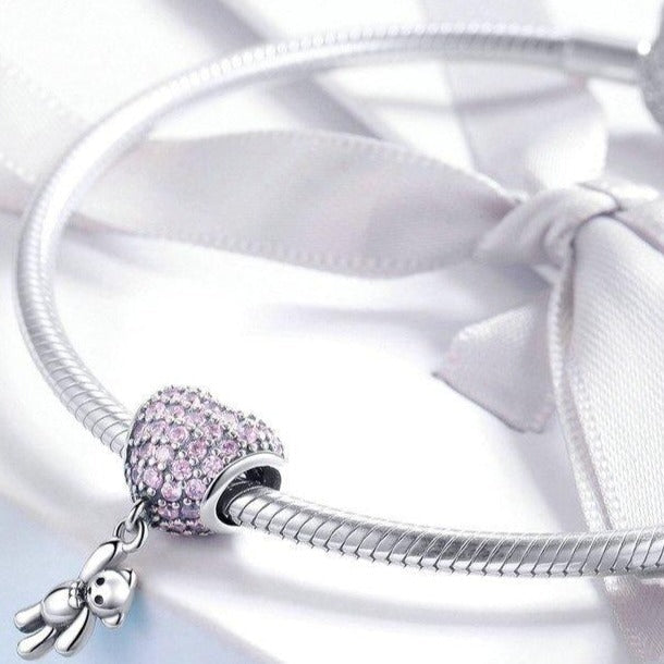 Charm Ourson Mon Cœur - Maison Perle