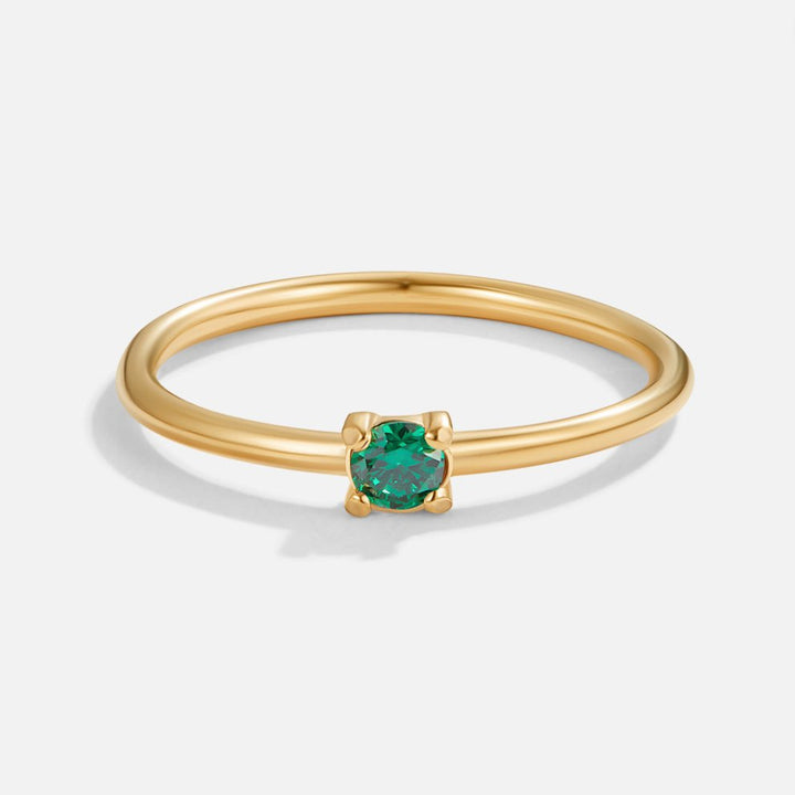 Bague pierre de naissance 18K or