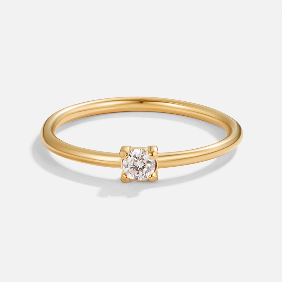 Bague pierre de naissance 18K or