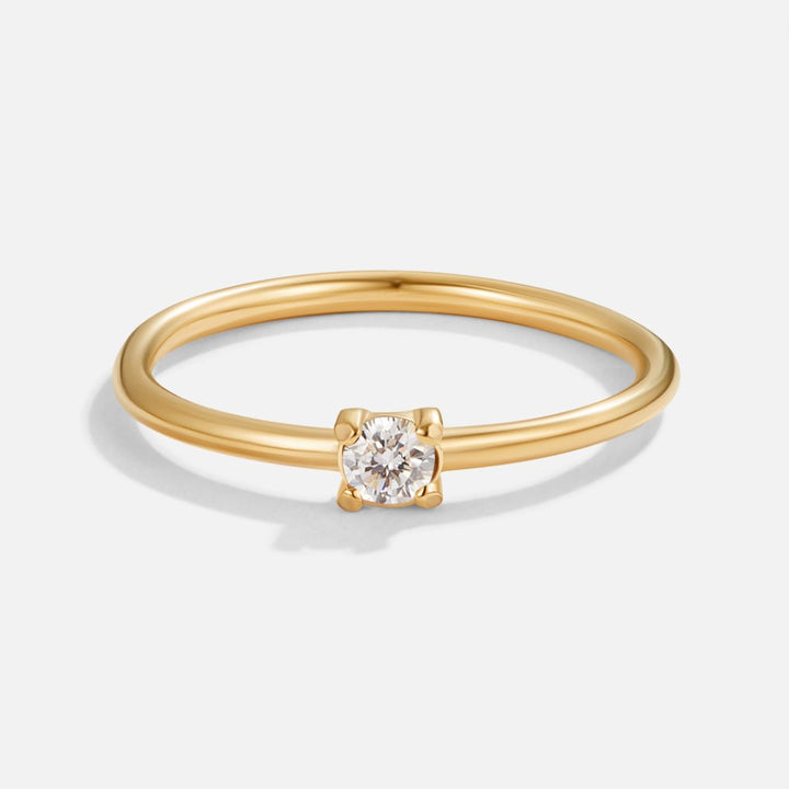 Bague pierre de naissance 18K or