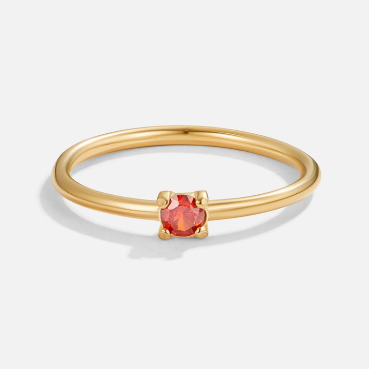 Bague pierre de naissance 18K or