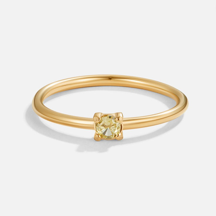 Bague pierre de naissance 18K or