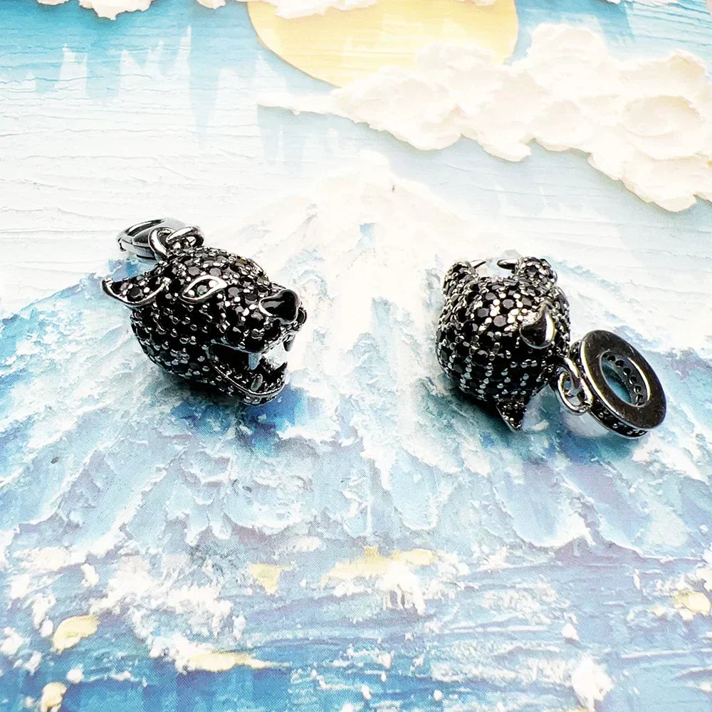 Charm Panthère noire - Maison Perle