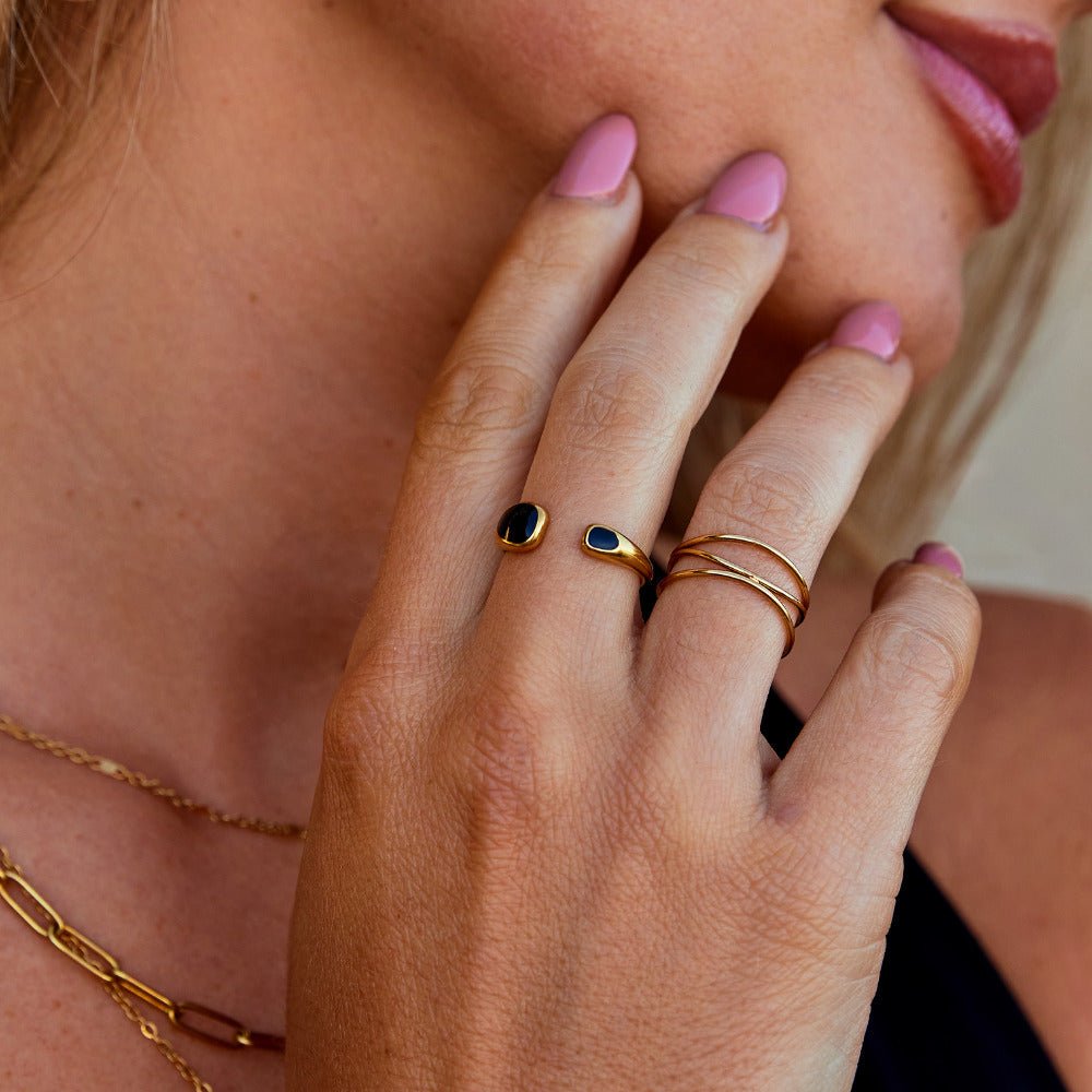 Bague noire Sahara