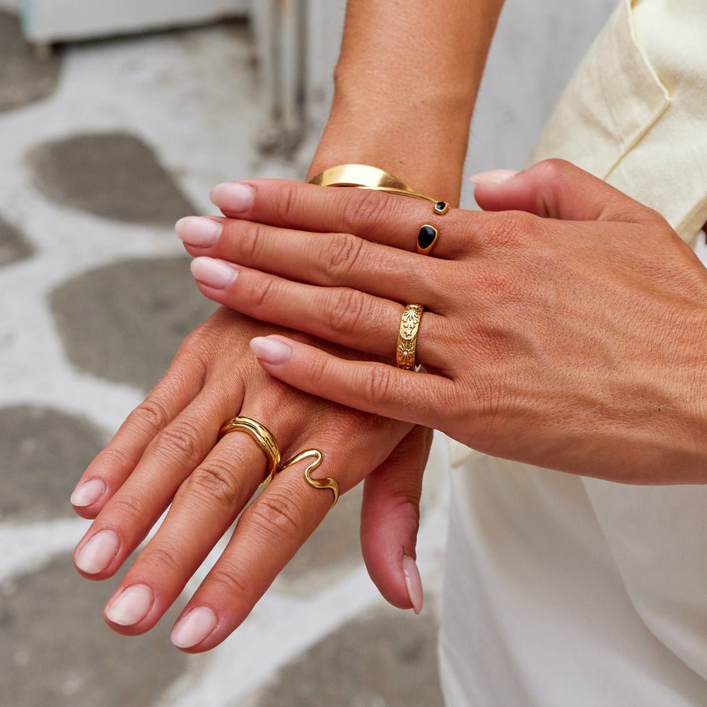 Bague noire Sahara