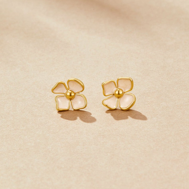 Boucles d’oreilles florales