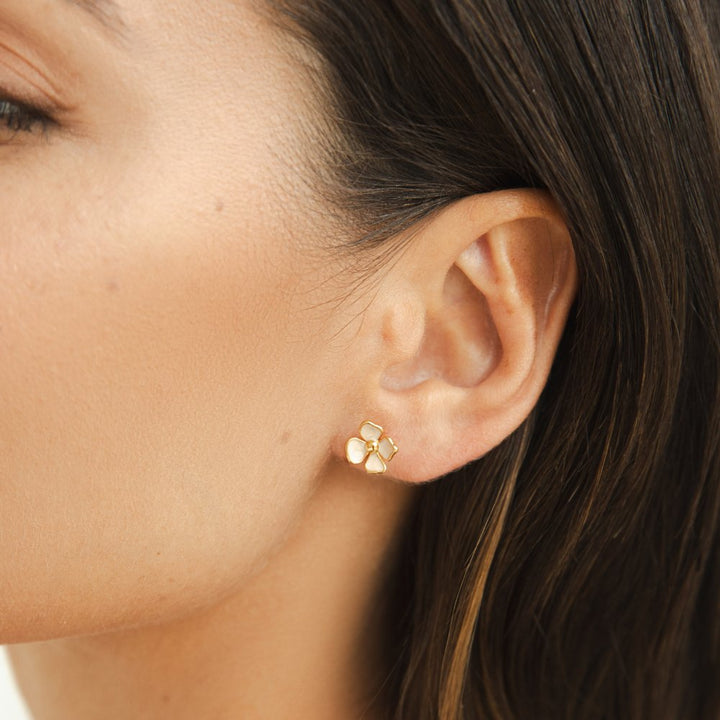 Boucles d’oreilles florales