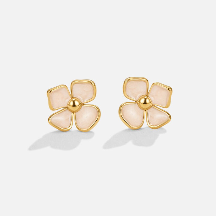 Boucles d’oreilles florales