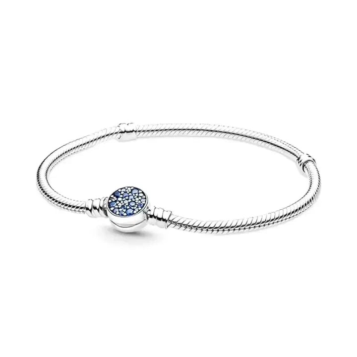 Bracelet avec Charm Cristal Bleu