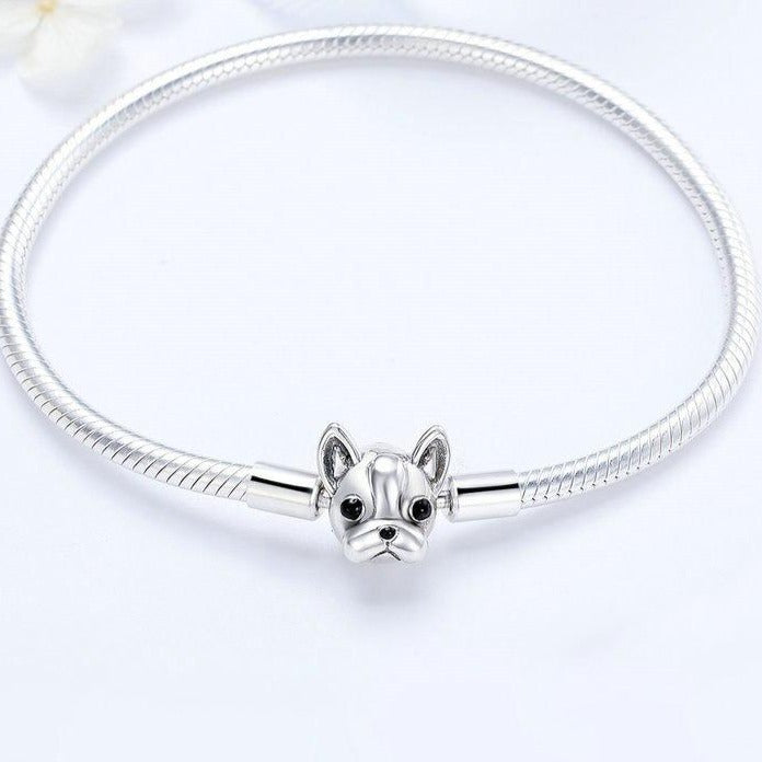 Bracelet avec Charm Bouledogue Français