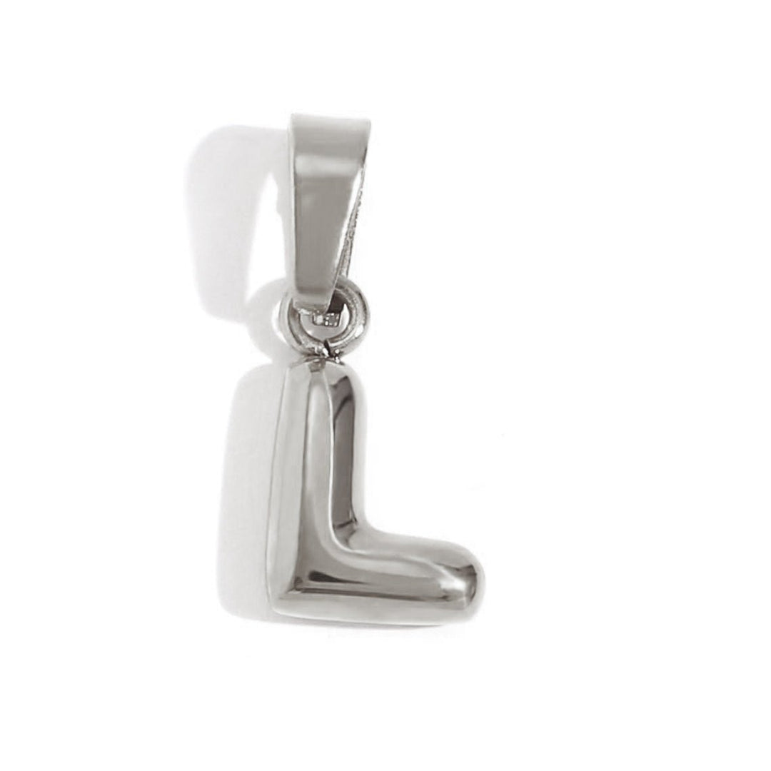 Collier lettre effet ballon