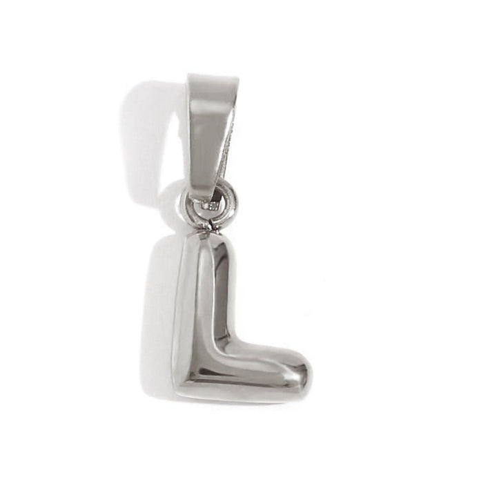 Collier lettre effet ballon
