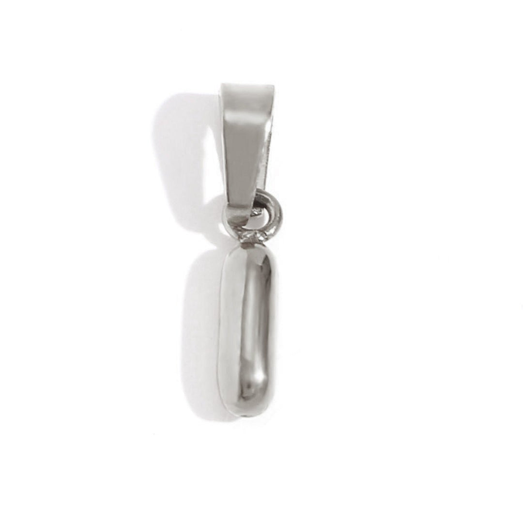 Collier lettre effet ballon