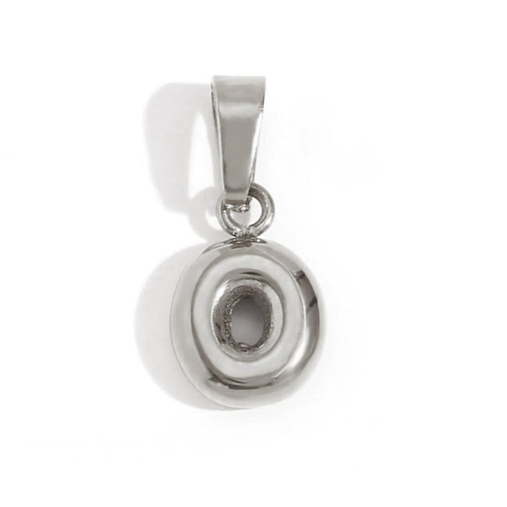 Collier lettre effet ballon