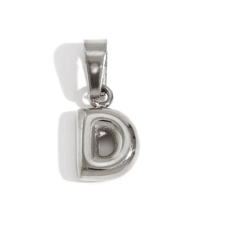 Collier lettre effet ballon