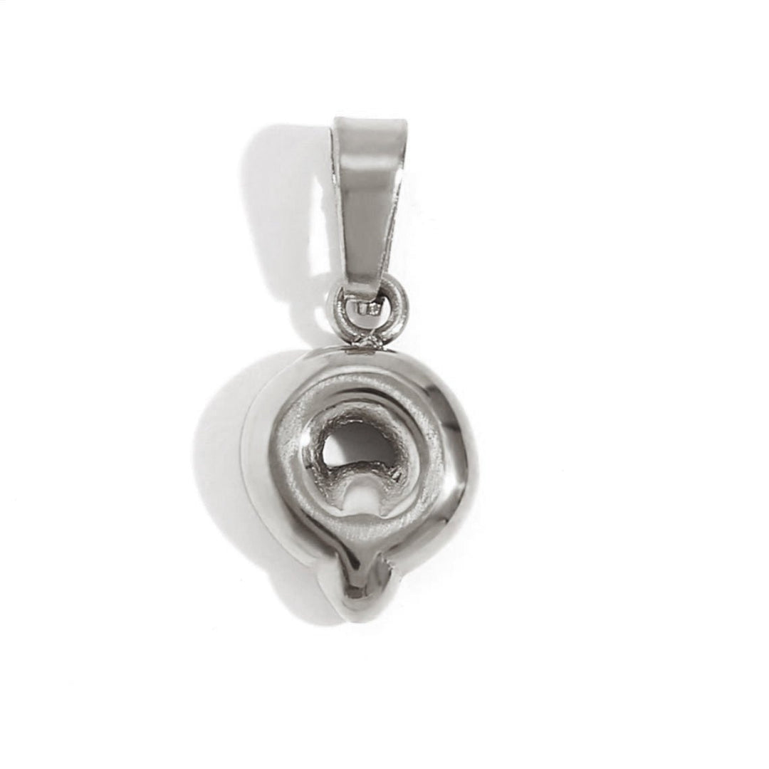 Collier lettre effet ballon
