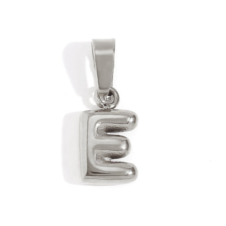 Collier lettre effet ballon