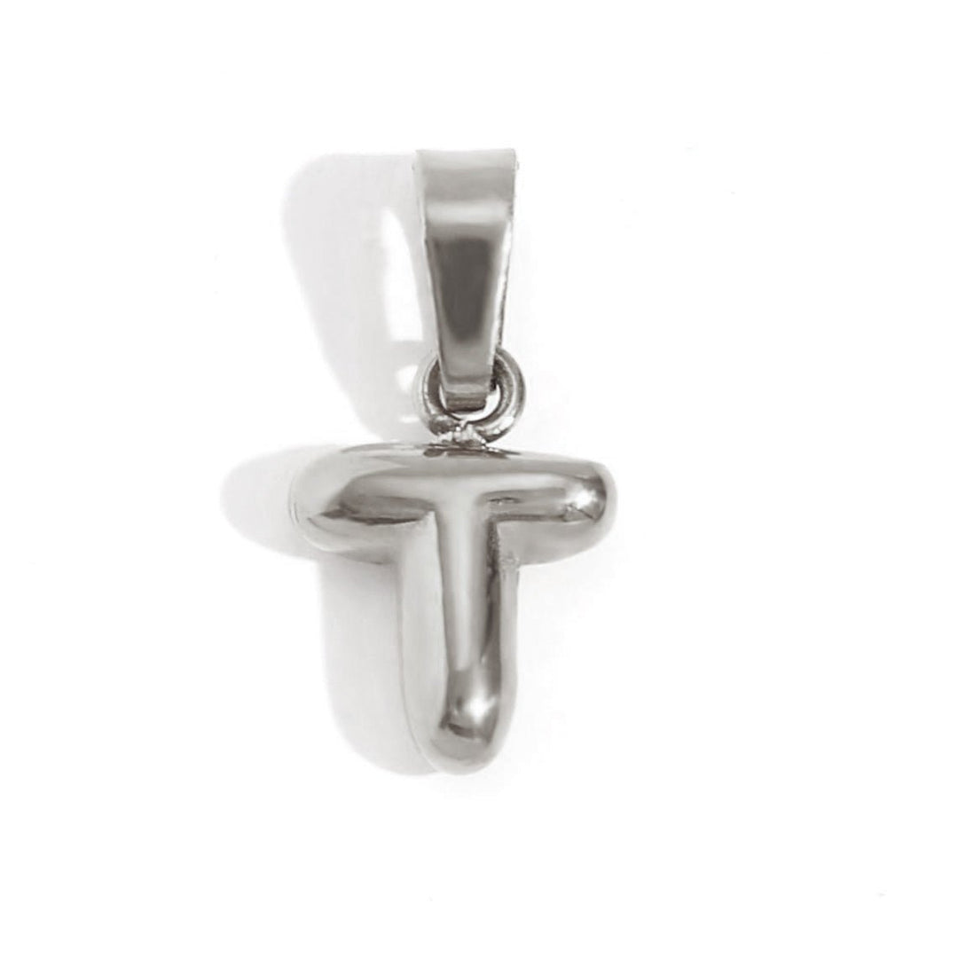 Collier lettre effet ballon