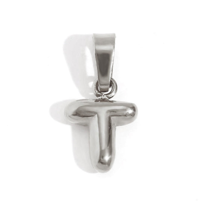 Collier lettre effet ballon