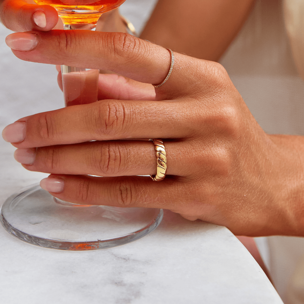 Bague Calira torsadée infini