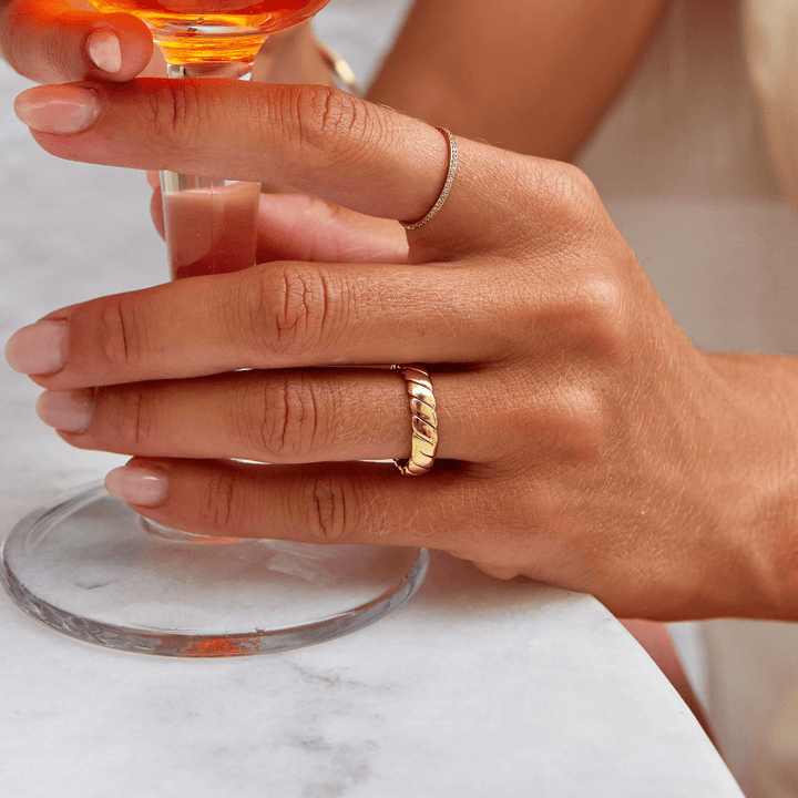 Bague Calira torsadée infini