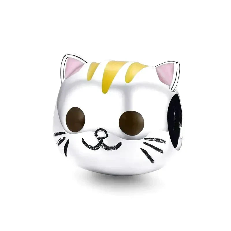 Charm Tête de chat - Maison Perle