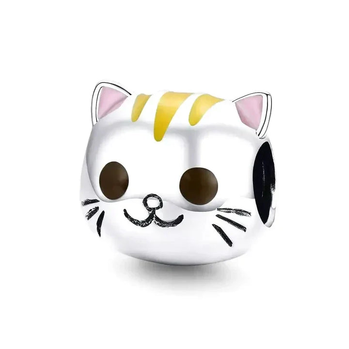 Charm Tête de chat - Maison Perle