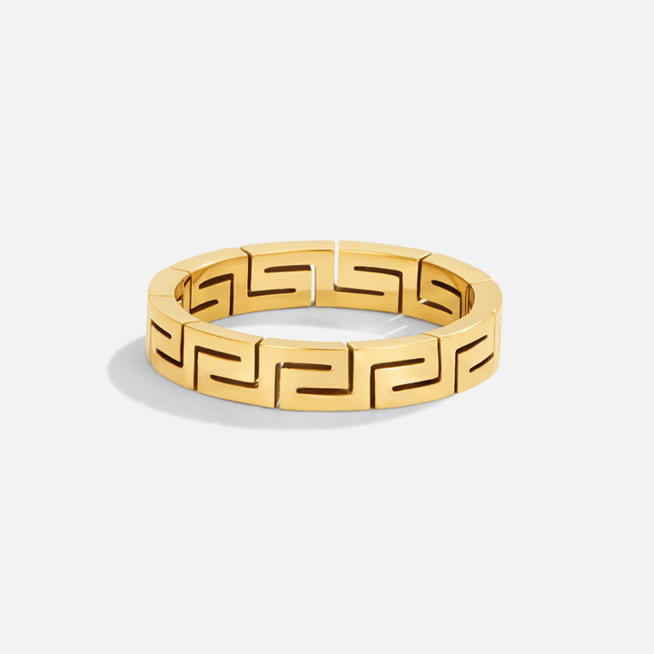 Bague célestine dorée ouverte