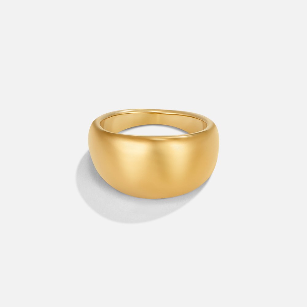 Bague Celia large dorée