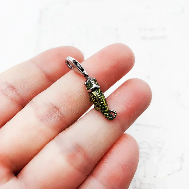 Charm pendant Caméléon - Maison Perle