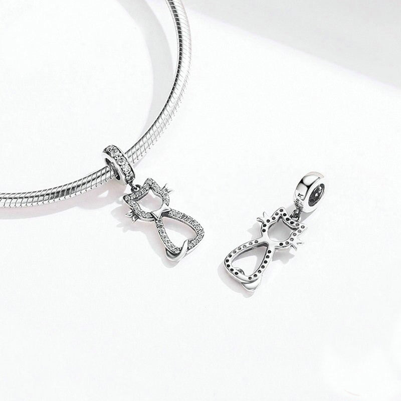 Charm Chat en argent - Maison Perle