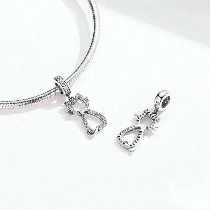 Charm Chat en argent - Maison Perle